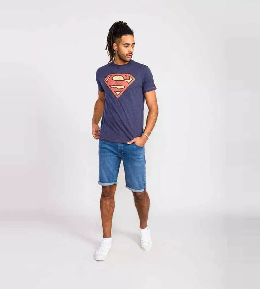 Official Licensed Superman Printed T-Shirt for Men by D555 (SCAMPTON)